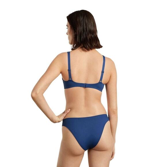 NWT Everlane The Thigh-High Bikini Bottom in Blue Dusk Size Large - Picture 3 of 8